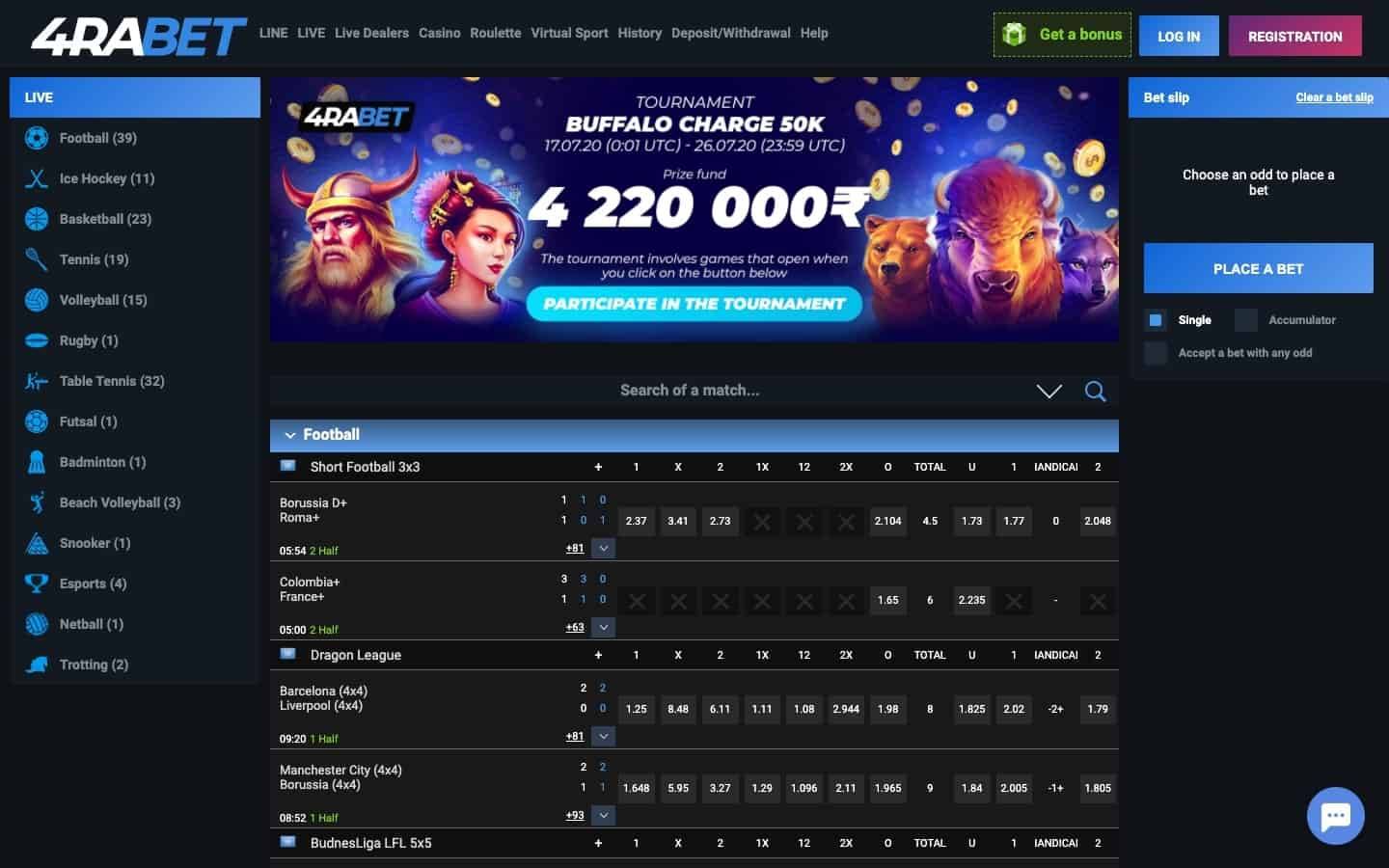 4raBet Casino