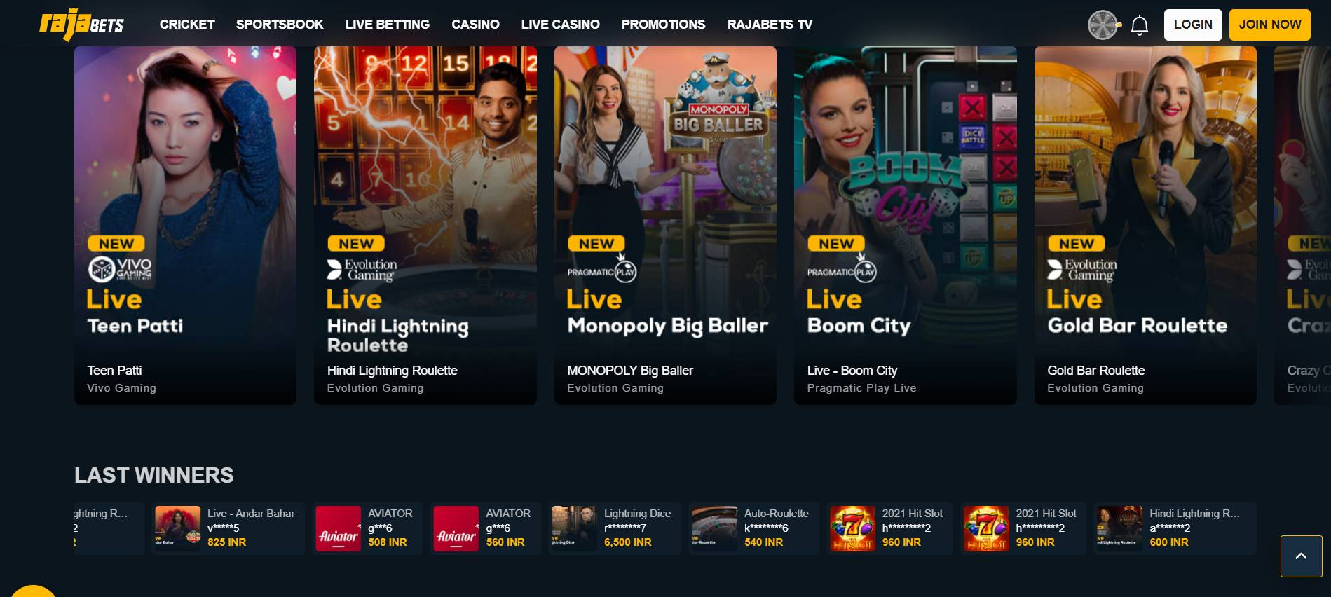 RajaBets Casino